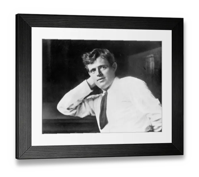 Framed Print : Portrait of Jack London