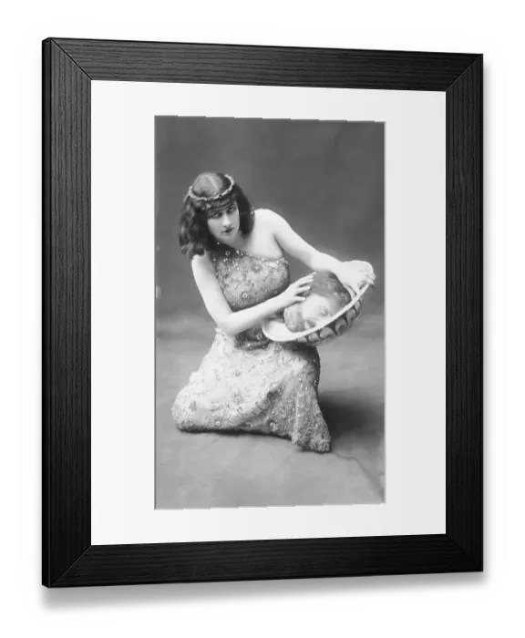 Framed Print : Mary Garden Performing Framed Print : Mary Garden Performing