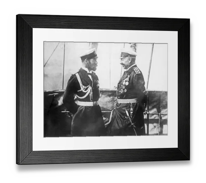 Framed Print : Emperor Wilhelm II and Czar Nicholas II Framed Print : Emperor Wilhelm II and Czar Nicholas II