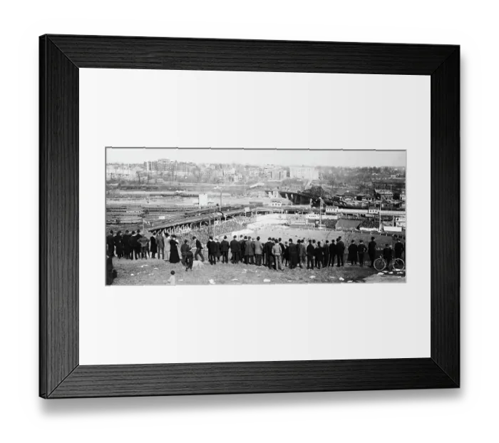 Framed Print : Spectators Watching the 1905 World Series
