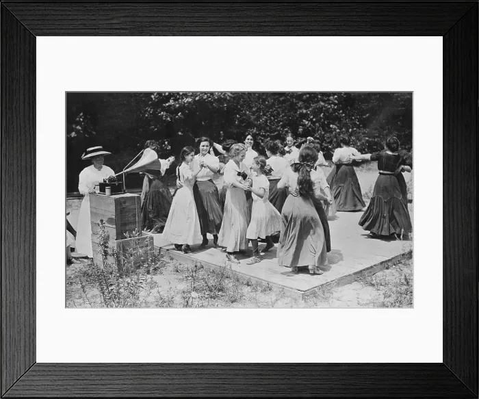 Framed Print : Girls Dancing Framed Print : Girls Dancing