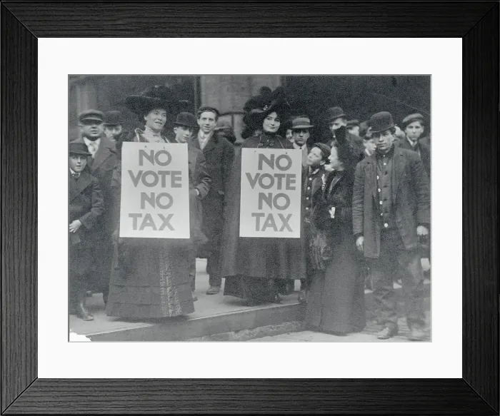 Framed Print : Suffragists in 1905 Framed Print : Suffragists in 1905