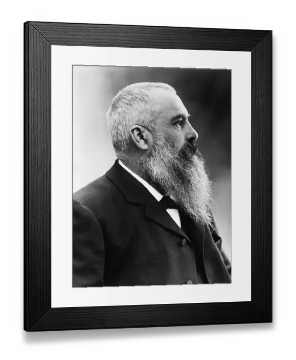 Framed Print : Portrait of Painter Claude Monet Framed Print : Portrait of Painter Claude Monet