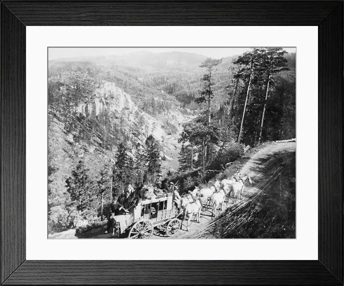 Framed Print : Deadwood Stage Ca 1905 Framed Print : Deadwood Stage Ca 1905