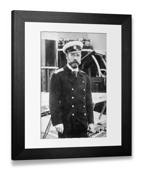 Framed Print : Czar Nicholas II on Yacht Framed Print : Czar Nicholas II on Yacht
