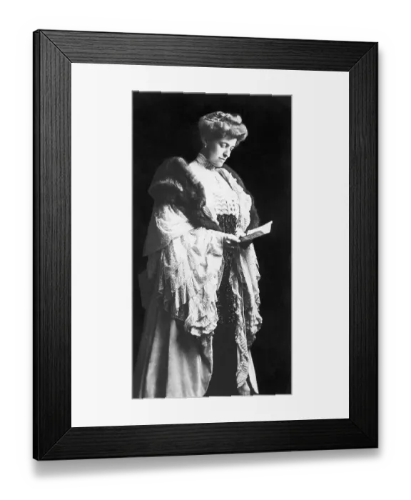 Framed Print : Formal Portrait of Edith Wharton Framed Print : Formal Portrait of Edith Wharton