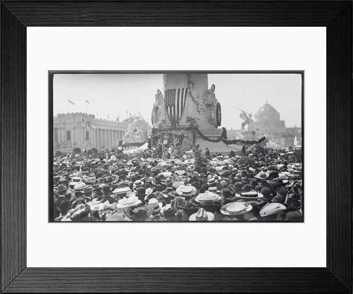 Framed Print : Scene of Opening Day Ceremonies at St. Louis Exposition Framed Print : Scene of Opening Day Ceremonies at St. Louis Exposition