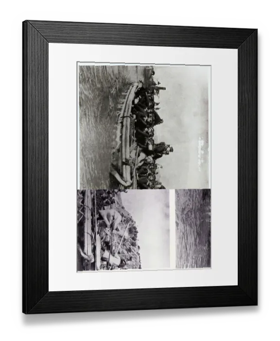 Framed Print : Japanese Troops Being Brought to Shore Framed Print : Japanese Troops Being Brought to Shore