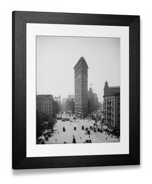 Framed Print : Flatiron Building, 1904 Framed Print : Flatiron Building, 1904