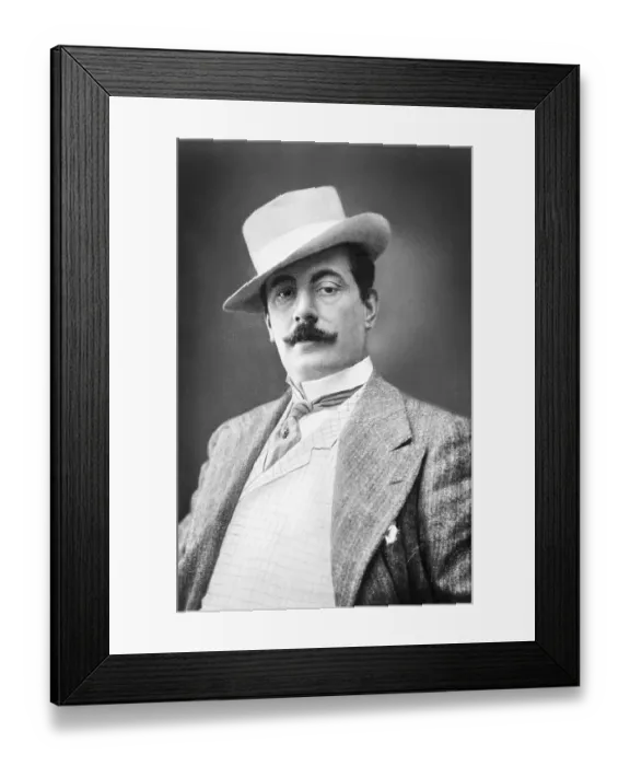 Framed Print : Giacomo Puccini