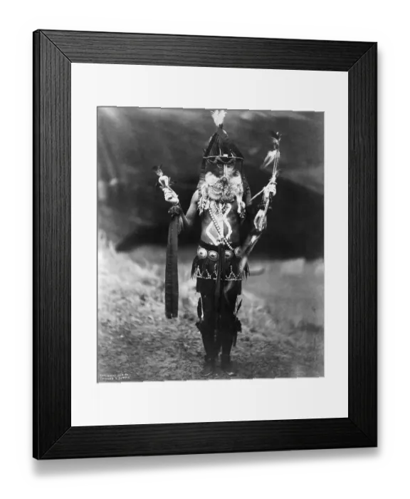 Framed Print : Zahadolzha - Navaho by Edward S. Curtis Framed Print : Zahadolzha - Navaho by Edward S. Curtis