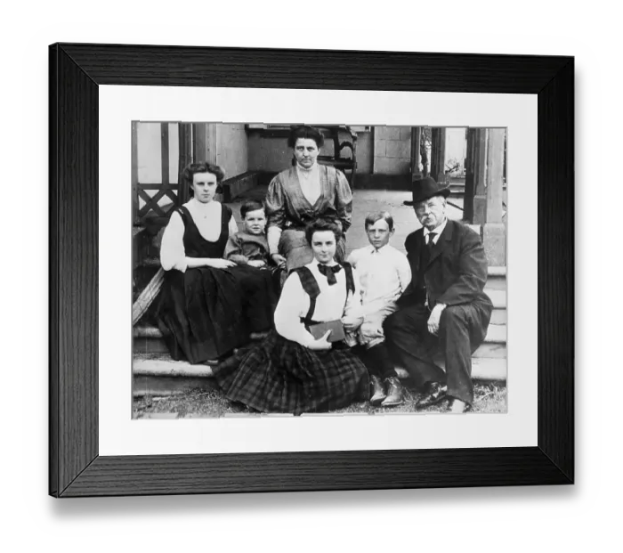 Framed Print : President Grover Cleveland and Family Framed Print : President Grover Cleveland and Family