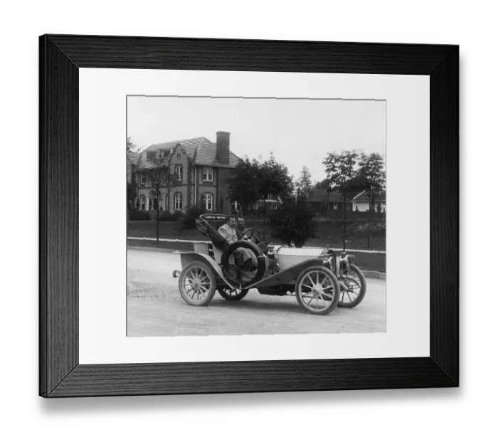 Framed Print : Packard Automobile with Packard President