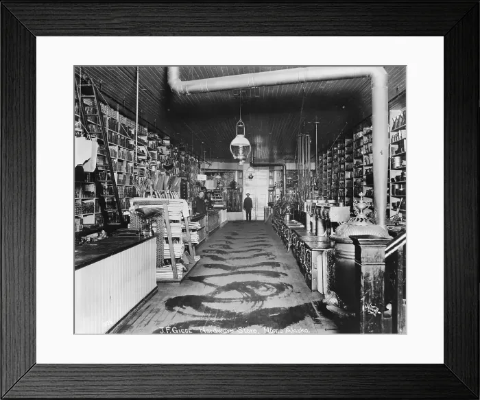 Framed Print : Klondike Goldrush; Hardware Store Framed Print : Klondike Goldrush; Hardware Store