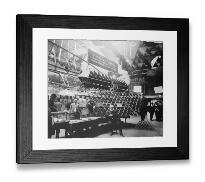 Framed Print : Alexander Graham Bell Exhibiting His Kites Framed Print : Alexander Graham Bell Exhibiting His Kites
