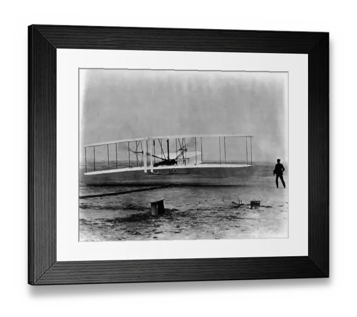 Framed Print : First Powered Flight Framed Print : First Powered Flight