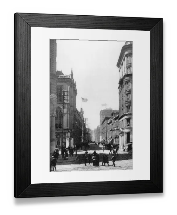 Framed Print : Market Street, San Francisco Framed Print : Market Street, San Francisco