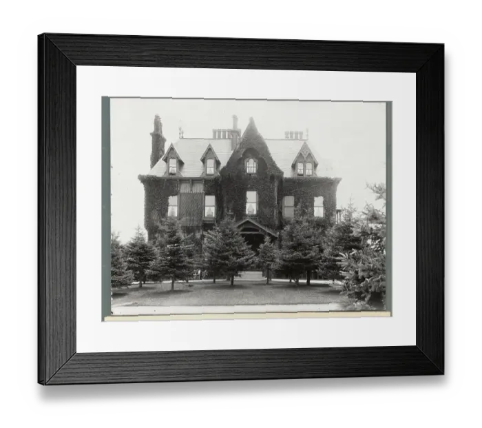 Framed Print : Exterior View of Pearson House Framed Print : Exterior View of Pearson House