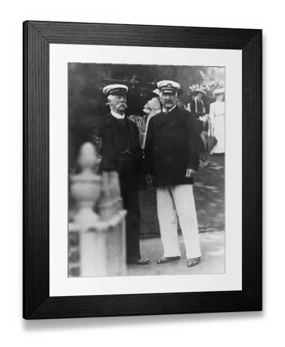 Framed Print : Jp Morgan And Sir Thomas Lipton Framed Print : Jp Morgan And Sir Thomas Lipton