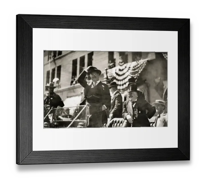 Framed Print : Theodore Roosevelt During Campaign Framed Print : Theodore Roosevelt During Campaign