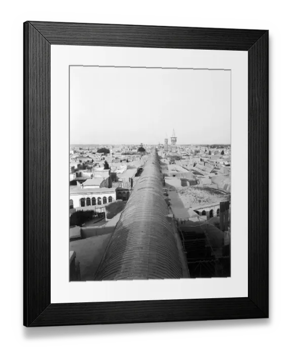 Framed Print : Panorama of Damascus with Covered Street Framed Print : Panorama of Damascus with Covered Street