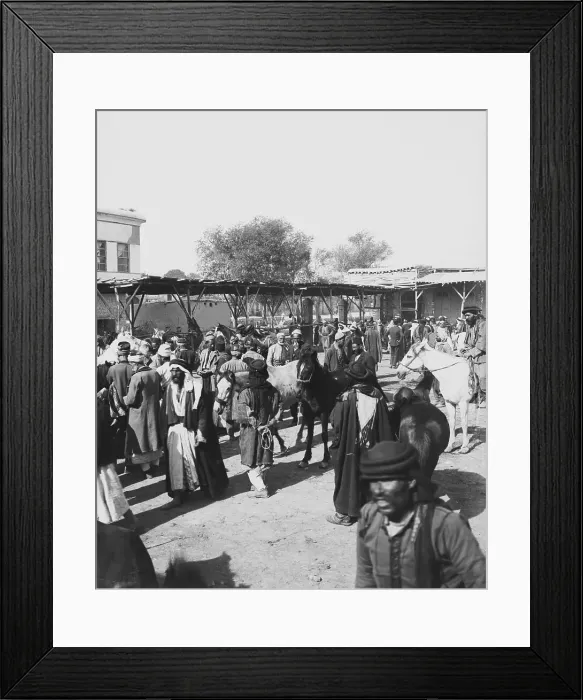 Framed Print : Market in Damascus Framed Print : Market in Damascus