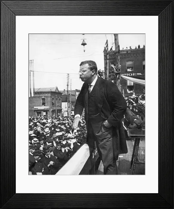 Framed Print : Theodore Roosevlet Addressing the Public Framed Print : Theodore Roosevlet Addressing the Public