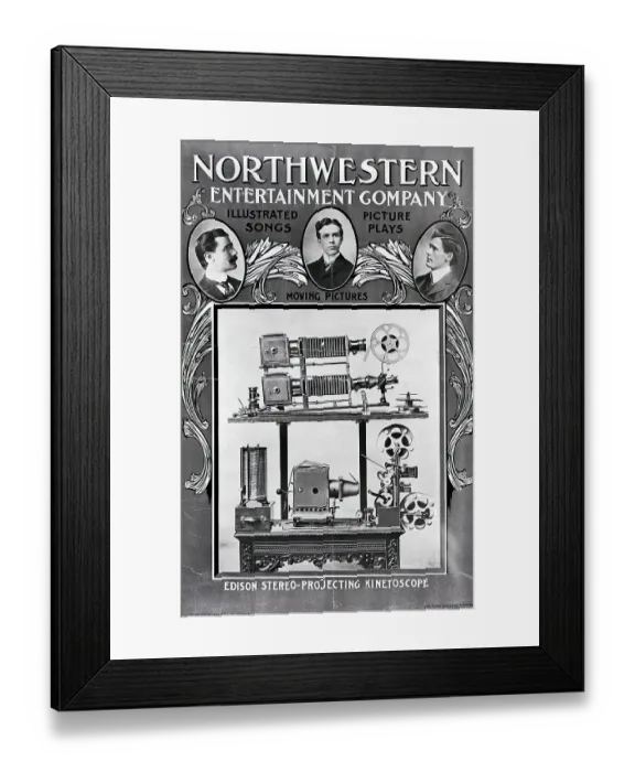 Framed Print : Advertising Poster Movies and Moving Camera Framed Print : Advertising Poster Movies and Moving Camera