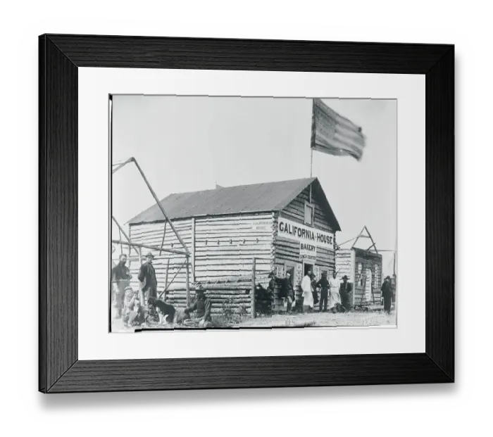 Framed Print : General Store in Alaska Framed Print : General Store in Alaska