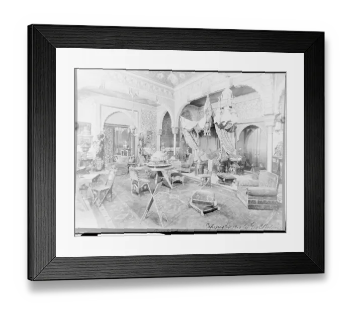 Framed Print : Waldorf Astoria Turkish Room