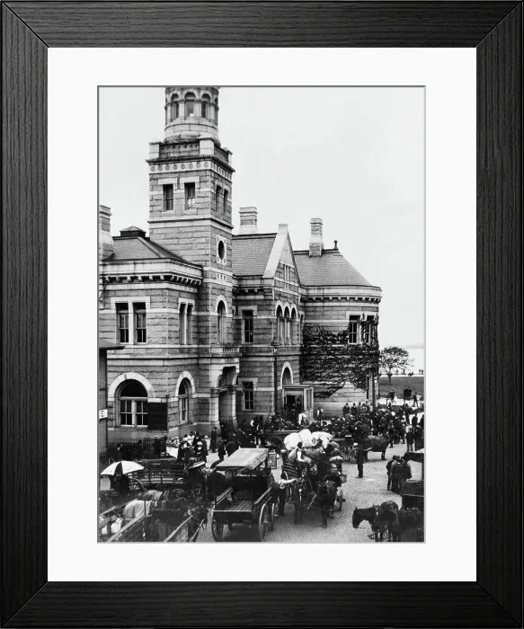 Framed Print : Ellis Island Immigration Station Framed Print : Ellis Island Immigration Station