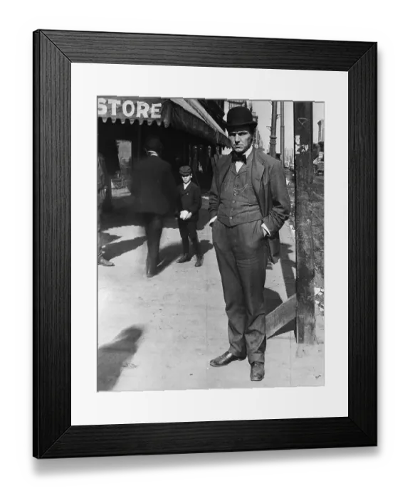 Framed Print : Clarence Darrow Standing with Hands in Pocket Framed Print : Clarence Darrow Standing with Hands in Pocket