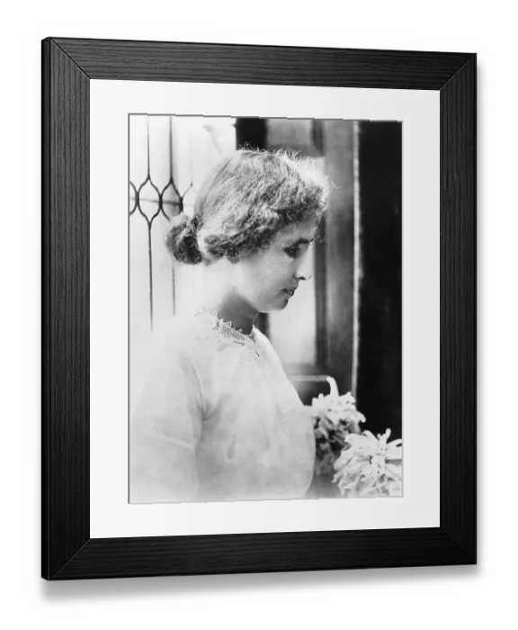 Framed Print : Profile of Helen Keller Framed Print : Profile of Helen Keller