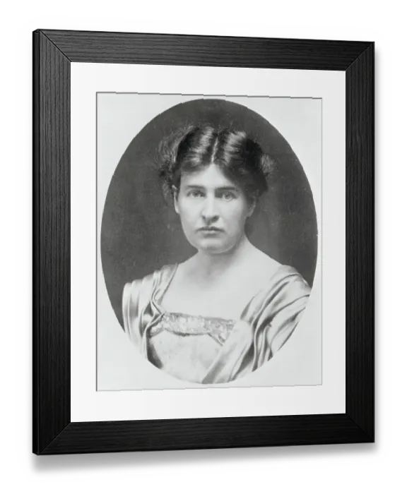 Framed Print : Poet Willa Cather