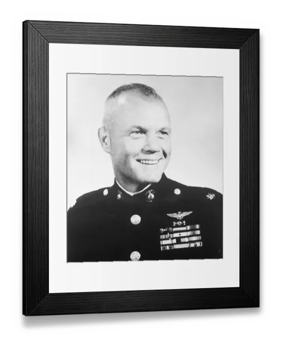 Framed Print : Lieutenant Colonel John Glenn Framed Print : Lieutenant Colonel John Glenn