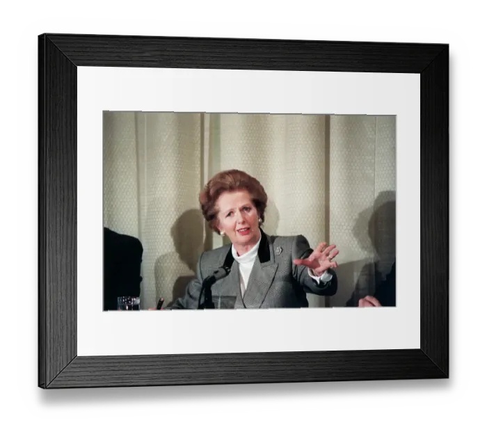 Framed Print : Margaret Thatcher Framed Print : Margaret Thatcher