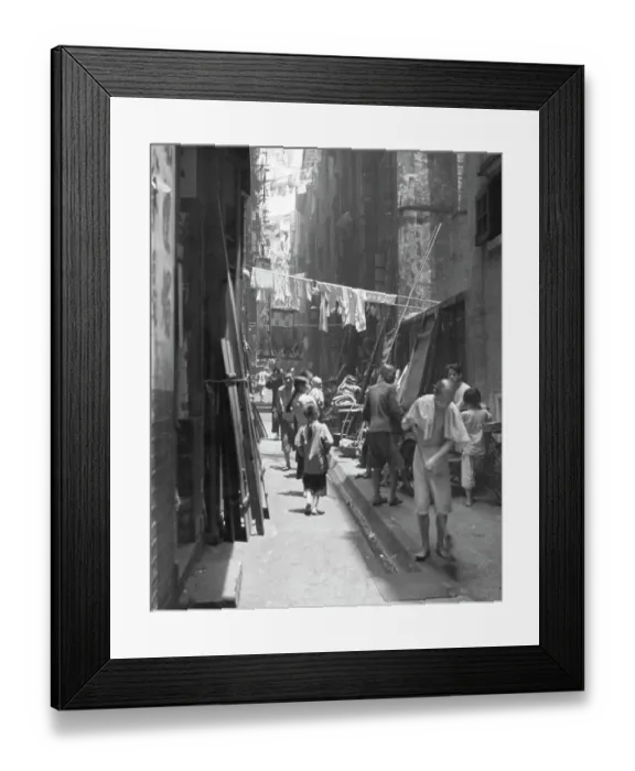 Framed Print : Alley In Hong Kong Framed Print : Alley In Hong Kong