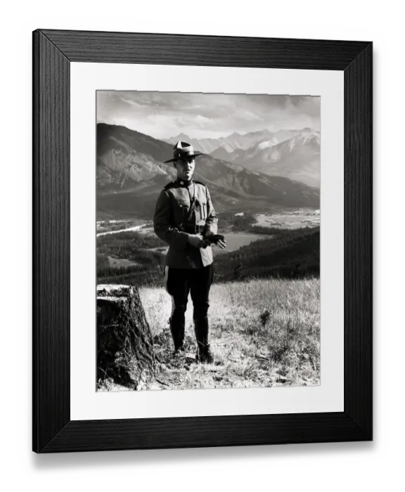 Framed Print : Canadian Mountie Framed Print : Canadian Mountie