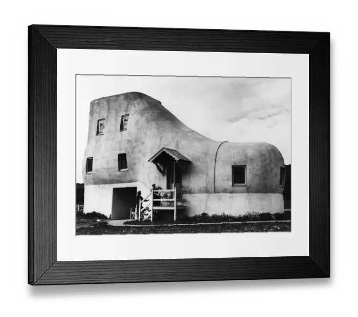 Framed Print : The Haines Shoe House Framed Print : The Haines Shoe House