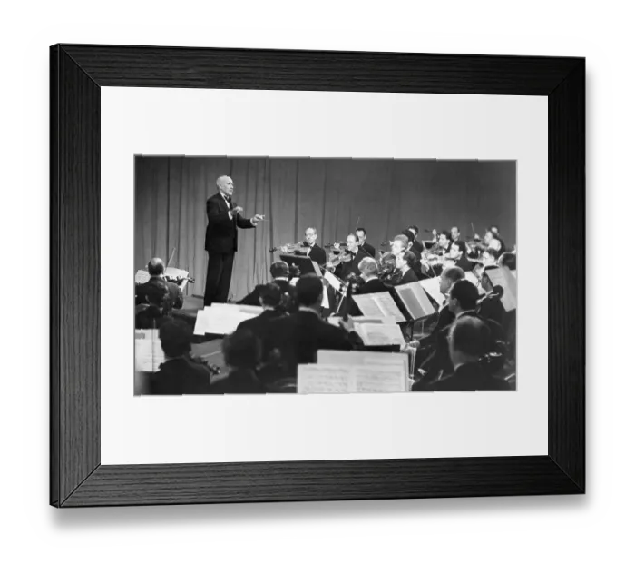 Framed Print : Arturo Toscanini Conducting Framed Print : Arturo Toscanini Conducting