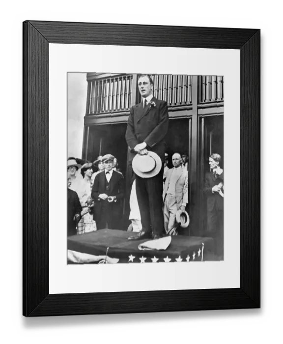 Framed Print : FDR Campaigning for New York State Senate Framed Print : FDR Campaigning for New York State Senate
