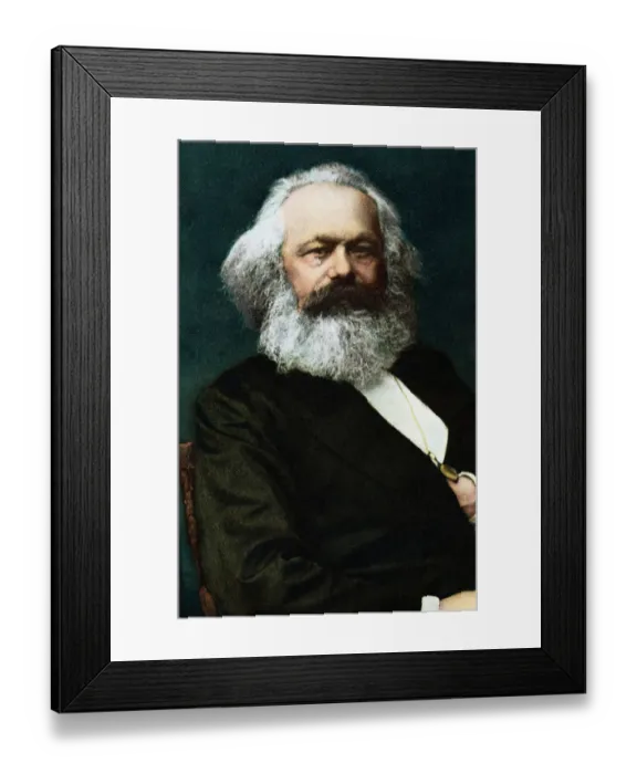 Framed Print : Portrait of Karl Marx Framed Print : Portrait of Karl Marx