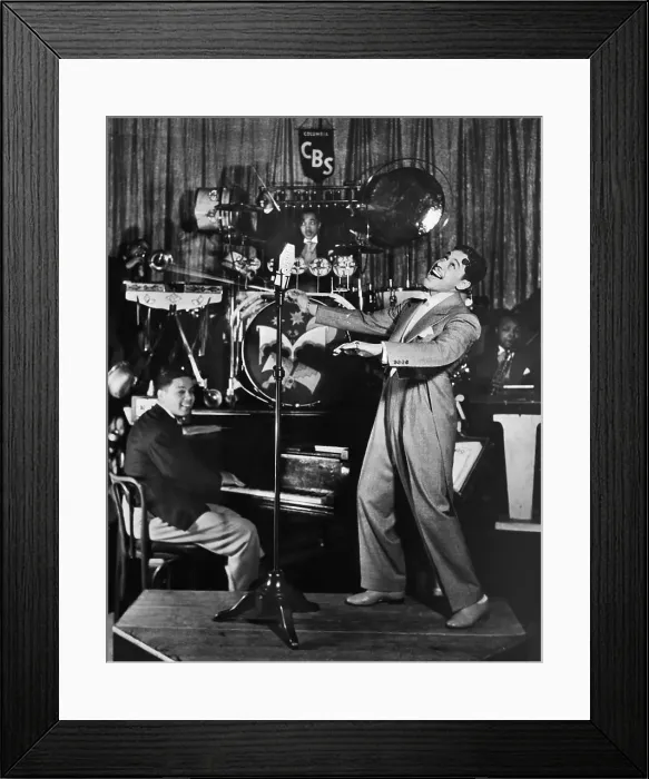 Framed Print : Cab Calloway With His Band Framed Print : Cab Calloway With His Band