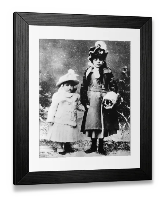 Framed Print : Eleanor Roosevelt with Her Brother Elliot Framed Print : Eleanor Roosevelt with Her Brother Elliot