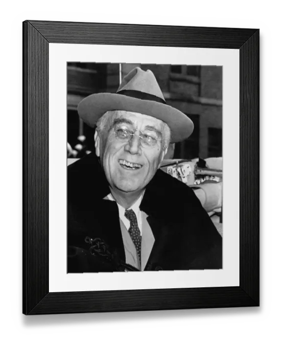 Framed Print : President Franklin Delano Roosevelt Smiling Framed Print : President Franklin Delano Roosevelt Smiling