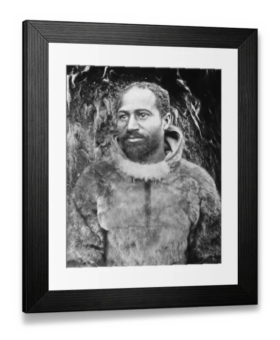 Framed Print : Explorer Matthew Henson Framed Print : Explorer Matthew Henson