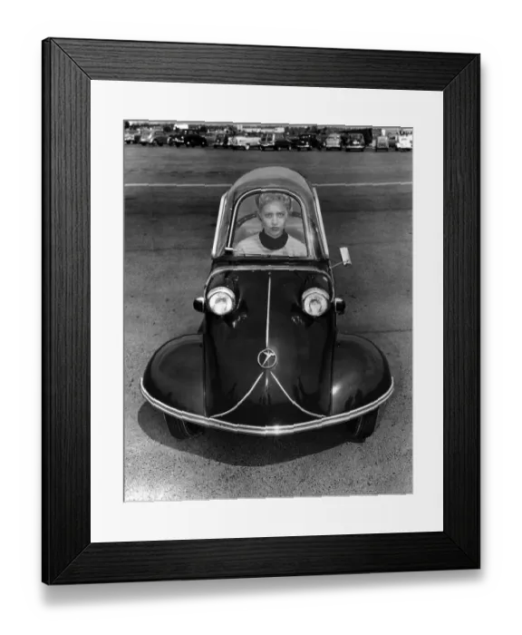 Framed Print : Messerschmitt KR200 Cabin Scooter