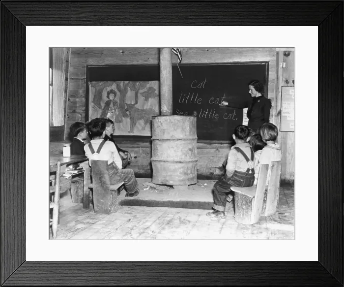 Framed Print : School Room In A Rural Area Framed Print : School Room In A Rural Area