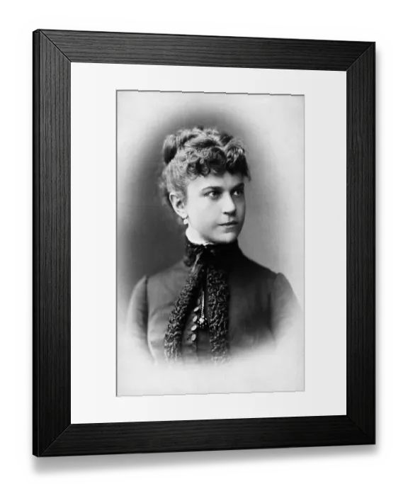 Framed Print : Portrait Of Elizabeth Cassett Starkes Framed Print : Portrait Of Elizabeth Cassett Starkes