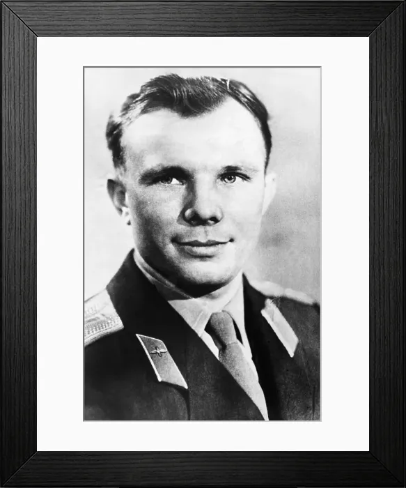 Framed Print : First Human in Space Framed Print : First Human in Space